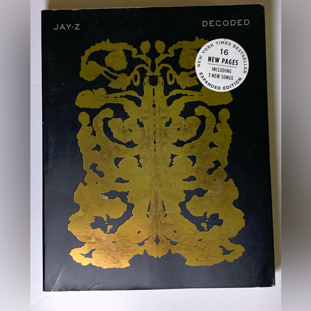 Jay-Z Decoded Book - Black and Gold Edition